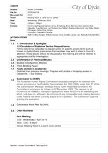 Microsoft Word - Agenda 3 Feb 2010.doc