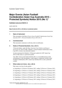 Templates and checklist for the notification of registrable instruments on the ACT legislation register