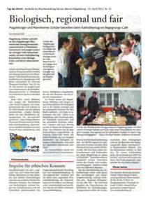 Tag des Herrn - Katholische Wochenzeitung für das Bistum MagdeburgApril 2012, Nr. 15   