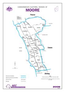 States and territories of Australia / Beldon /  Western Australia / Mullaloo /  Western Australia / Ocean Reef /  Western Australia / Heathridge /  Western Australia / Currambine /  Western Australia / Burns Beach /  Western Australia / Kallaroo /  Western Australia / Division of Moore / Joondalup / Geography of Australia / Geography of Western Australia