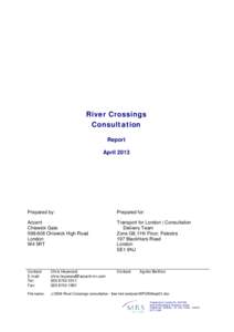 River Crossings Consultation Report for TfL