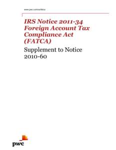 Microsoft Word - IRS NoticeFATCA - Supplement