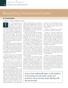 Researching Environmental Justice: A Conversation