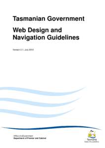 Microsoft Word - Tasmanian Government Website Design and Navigation Guidelines v2.1 July 2010.DOC