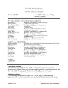 Invasive species / Environmental impact of shipping / United States Forest Service / Biodiversity / National Invasive Species Act / Invasive species in the United States / Environment / Knowledge / Earth