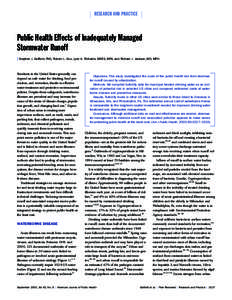 Earth / Stormwater / Turbidity / Urban runoff / Surface runoff / Drinking water / Low-impact development / Milwaukee Cryptosporidiosis outbreak / Water quality / Water / Environment / Water pollution