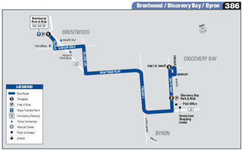 Brentwood / Discovery Bay / Byron Brentwood Park & Ride