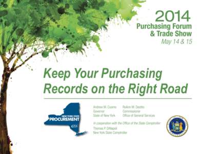 Keep Your Purchasing Records on the Right Road Contract Document Submission Guide  Mia Graham and Randy McConnach