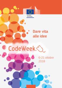 Dare vita alle idee 6-21 ottobre 2018