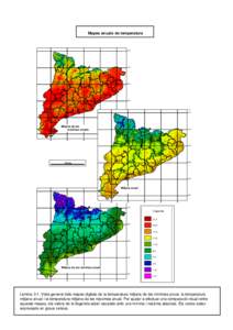 Mapes anuals de temperatura