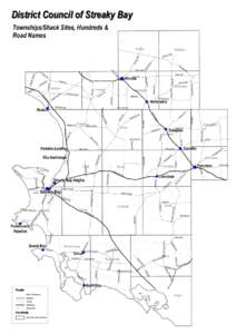 District Council of Streaky Bay Townships/Shack Sites, Hundreds & Road Names Wallala Wallala