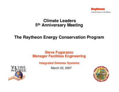 The Raytheon Energy Conservation Program