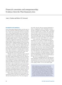 Economic bubbles / Financial crises / Stock market crashes / Recessions / Economy of the United States / Late-2000s financial crisis / Financial crisis / Thailand / Asian financial crisis / Economics / Economic history / Asia