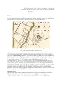 Bron: Haarlemmermeer, schets van historie en ontwikkeling ’Gemeente Haarlemmermeer - Sociografisch Bureau De Meerlanden’ Beinsdorp.