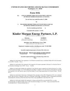 Rockies Express Pipeline / Natural gas storage / Federal Energy Regulatory Commission / Southern LNG / Horizon Pipeline / Energy in the United States / Energy / Kinder Morgan