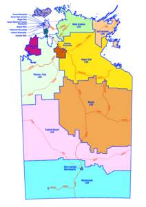 Tiwi Islands LGA Darwin Municipality Darwin Rates Act Area Wagait Shire