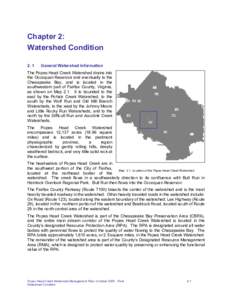 Chapter 2: Watershed Condition 2. 1 General Watershed Information