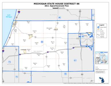 MICHIGAN STATE HOUSE DISTRICT[removed]Apportionment Plan 0 2.5