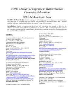 Rehabilitation counseling / Adler School of Professional Psychology / Fort Valley State University / Email / Counseling psychology / Counselor education / Psychology / Master of Education / Mental health counselor / Medicine / Health / North Central Association of Colleges and Schools