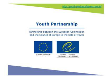 EU-CoE youth partnership - Medlinska