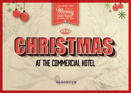 at the commercial hotel  Christmas & New Year
