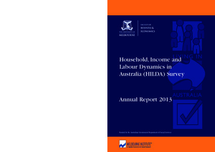 Economy of Australia / Household /  Income and Labour Dynamics in Australia Survey / The Melbourne Institute of Applied Economic and Social Research / Hilda / Wave / Statistics / Economic data / Panel data
