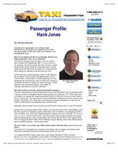 TAXI Member Success: Hank Jones