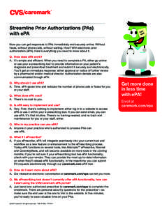 Streamline Prior Authorizations (PAs) with ePA GetA eP