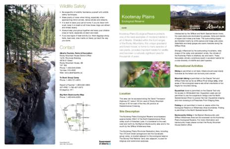 Protected areas of Canada / Alberta / Siffleur River / Siffleur Falls / North Saskatchewan River / Siffleur Wilderness Area / Nordegg /  Alberta / Geography of Canada / Clearwater County /  Alberta / Geography of Alberta