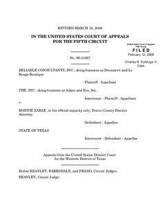REVISED MARCH 10, 2008  IN THE UNITED STATES COURT OF APPEALS