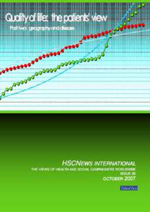 GLOBAL SURVEY OF PATIENTS AND THEIR VIEWS ABOUT QUALITY OF LIFE, 2007  HSCNEWS INTERNATIONAL THE VIEWS OF HEALTH AND SOCIAL CAMPAIGNERS WORLDWIDE  ISSUE 39
