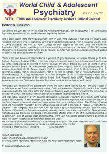 Psychiatry / Child and adolescent psychiatry / David Shaffer / Institute of Mental Health / Problem-based learning / Leon Eisenberg / Medicine / Mental health / Health