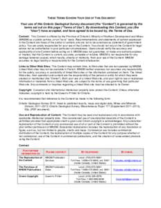 McFaulds Lake / Kenora District / Geography of Canada / Geological surveys / Ontario / Geology / Geography of Ontario / Northern Ontario / Southern Ontario