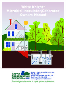 White Knight Microbial Inoculator/Generator Owners Manual TM  ,