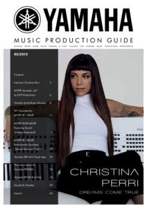 MUSIC PRODUCTION GUIDE o f f i ci a l News  Gu ide