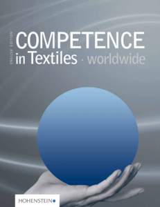 ENGLISH EDITION  COMPETENCE in Textiles · worldwide