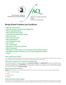 The American College of Obstetricians and Gynecologists f AQ FREQUENTLY ASKED QUESTIONS FAQ026