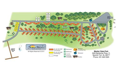Meaher State Park 5200 Battleship Pkwy. E. Spanish Fort, AL[removed]Phone: [removed]  