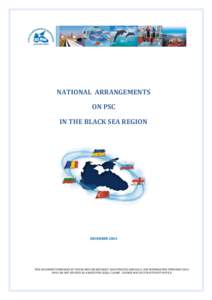 NATIONAL ARRANGEMENTS ON PSC IN THE BLACK SEA REGION DECEMBER 2014