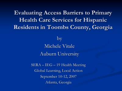 Health care / Health equity / Health care in the United States / Primary care / Health / Medicine
