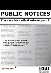 DA-Notice / Weekly newspaper / Local government in England / Local government / Mass media / Law / Censorship in Australia / Hyperlocal / Public notice