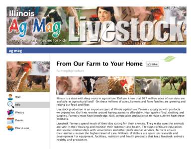 ag mag  From Our Farm to Your Home Farming/Agriculture  Wall