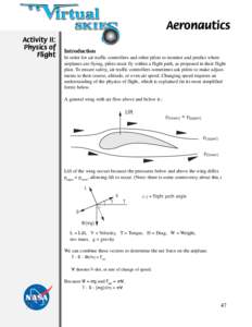 Aeronautics Activity II: Physics of Flight  Introduction