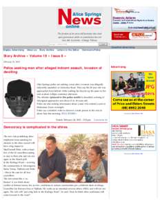 Issue 8 – Alice Springs News