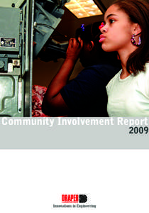 Community Involvement Report  2009 #* Innovations in Engineering