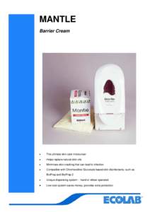 MANTLE Barrier Cream •  The ultimate skin care moisturiser