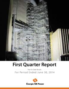 First Quarter Report Year-To-Date Results Fo r Pe r i o d E n d e d J u n e 3 0 , [removed]  Message from