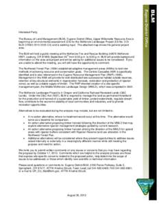 Conservation / Habitats / Hydrology / Riparian zone / Rivers / Bureau of Land Management / Environmental impact assessment / Environment / Earth / Water