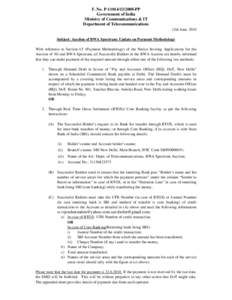 Economy of Maharashtra / Economy of Mumbai / State Bank of India / Real Time Gross Settlement / Demand draft / Aircel / Bharat Sanchar Nigam Limited / Payment systems / Mobile phone companies of India / Economy of India