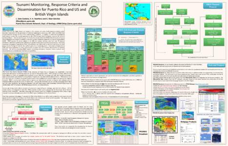 Tsunami Monitoring, Response Criteria and Dissemination for Puerto Rico and US and British Virgin Islands Earthquake M≥6.0